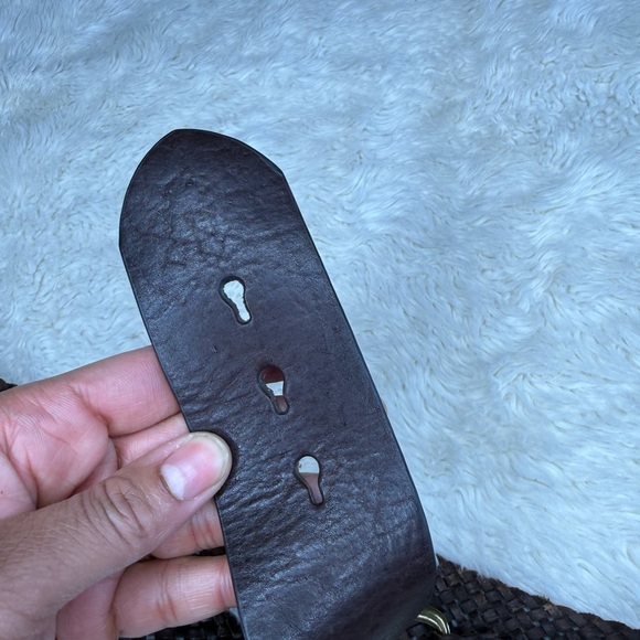 J. Crew Brown Woven Leather Belt - Picture 6 of 13